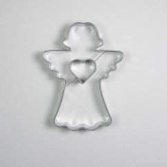 Vykrajovátko Anděl II se srdcem (7,7×5,8 cm)