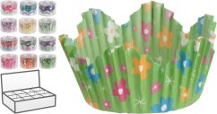 košíček d5x3cm, 60ks, ozd,okraj, bar.papír MUFFINY