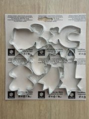 Vánoční vykrajovací sada III (7–9 cm, 6 ks)