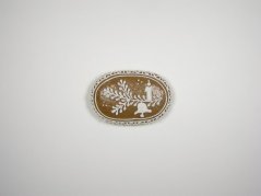 Vykrajovátko Ovál (6 cm) – moka č.3