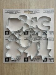 Vánoční vykrajovací sada III (7–9 cm, 6 ks)