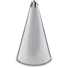 Zdobicí špička – Šestizubá „Plamínek“ (4 mm)