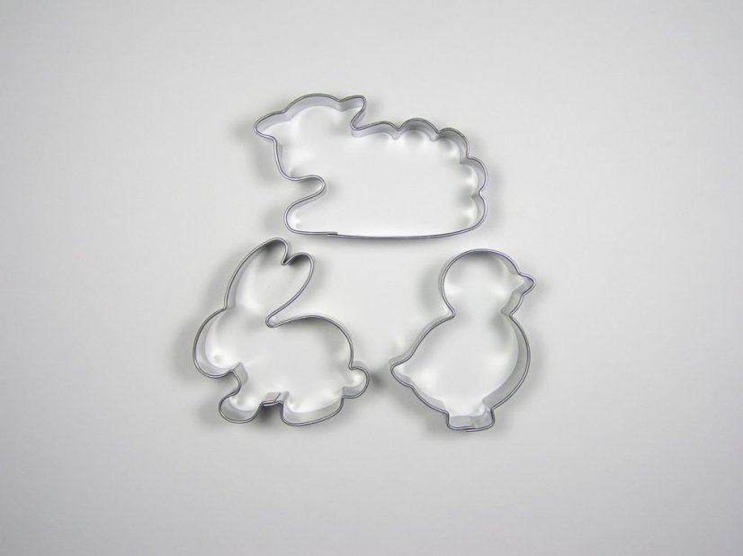 Sada vykrajovátek – ZKO (Zajíček, Ovečka, Kuře)