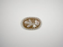 Vykrajovátko Ovál (6 cm) – moka č.3