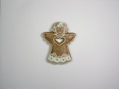 Vykrajovátko Anděl II se srdcem (7,7×5,8 cm)