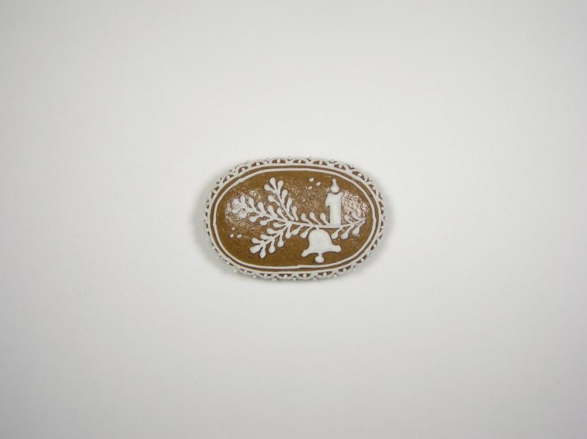 Vykrajovátko Ovál (6 cm) – moka č.3