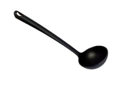 naběračka 34cm, černá, do 210°C, PP