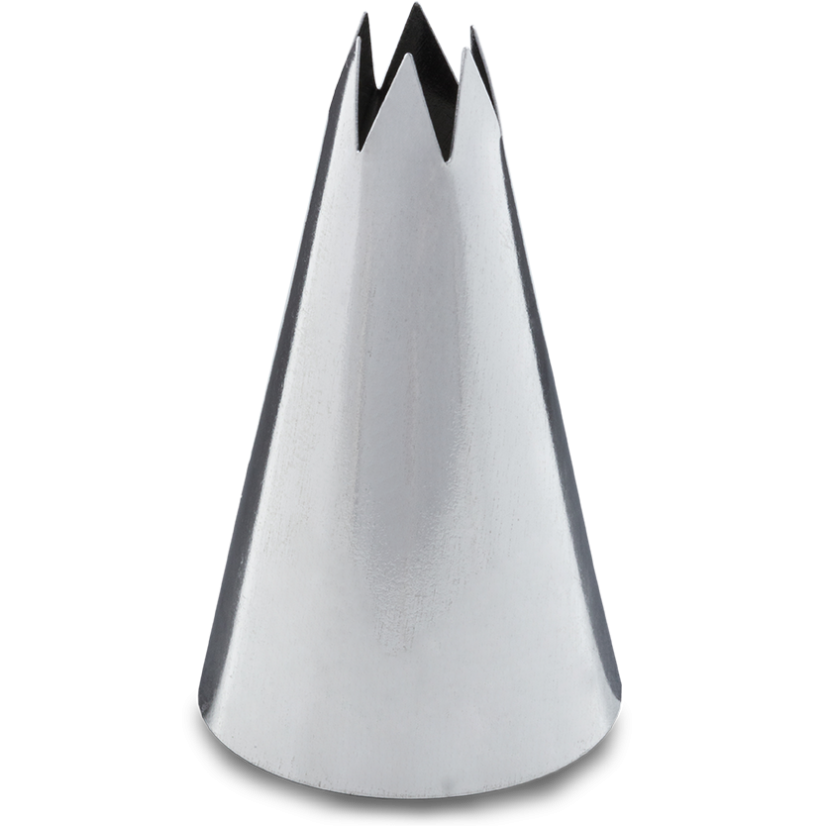 Zdobicí špička – Šestizubá (8 mm)