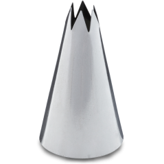 Zdobicí špička – Šestizubá (8 mm)