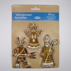 Sada vykrajovátek – Mikuláš (3 ks)