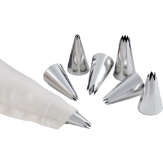 Sada: Cukrářský sáček Pogumovaný (35 cm) + 7 špiček