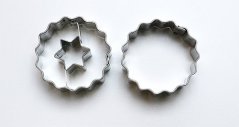 Vroubkované kolečko malé + střed (4 cm)