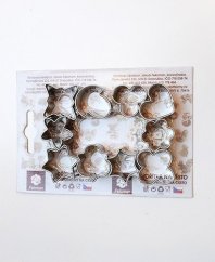 Sada mini vykrajovaček - nerez (1,3 cm)