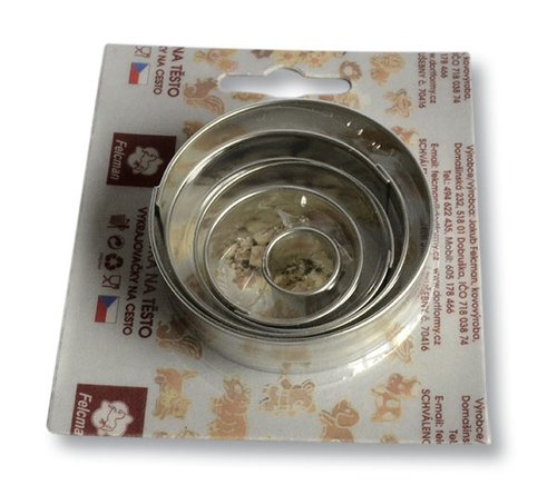 Sada koleček (5 ks, 1,6–5,5 cm)