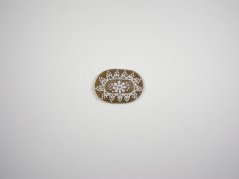 Vykrajovátko Ovál (4 cm) – moka č.1