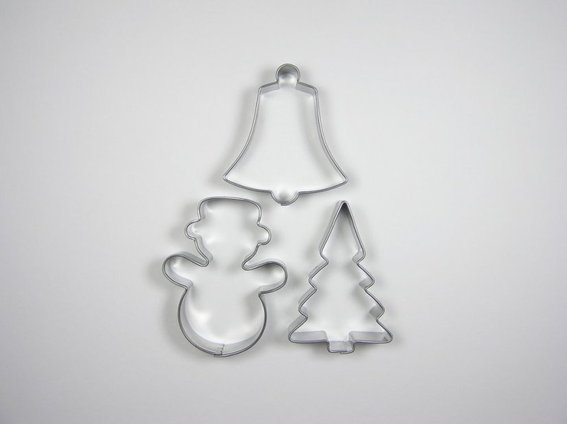 Sada vykrajovátek – Vánoční A (nerez)