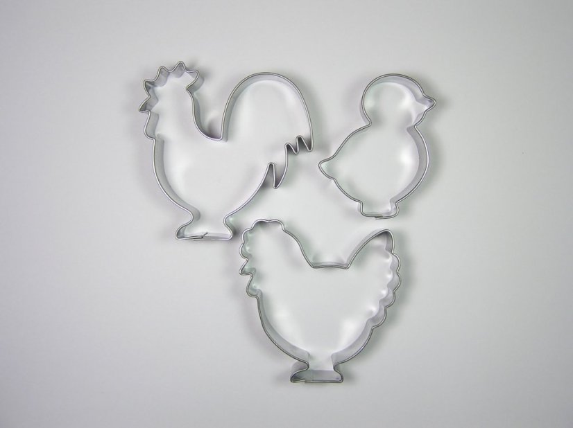 Sada vykrajovátek – KSK (Kohout, Slepička, Kuře)