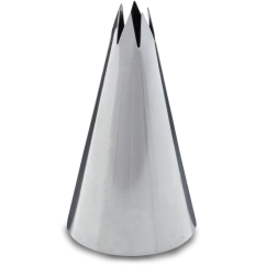 Zdobicí špička – Šestizubá (6 mm)