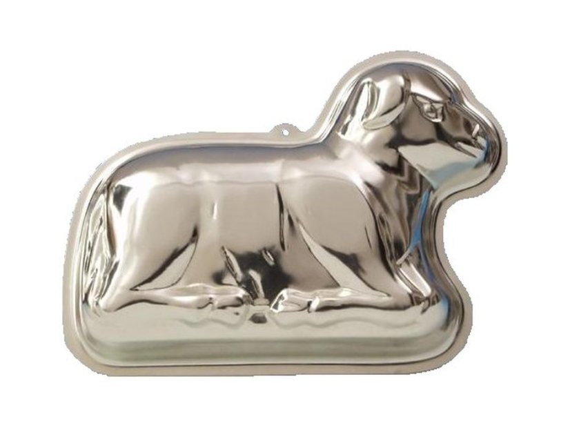 beránek 28cm velký (1,6l), pocín.plech