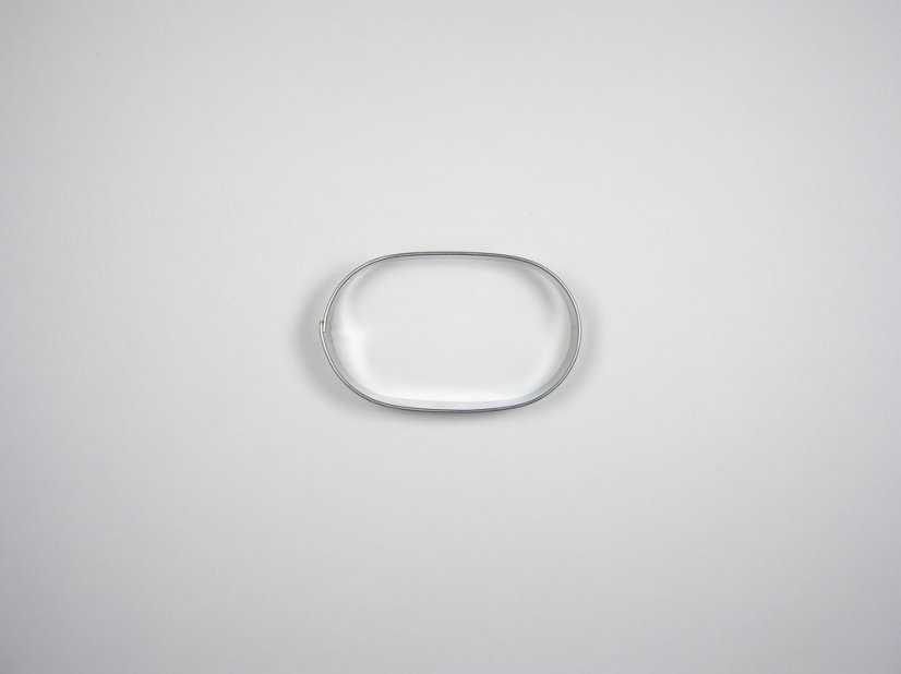 Vykrajovátko Ovál (6 cm) – moka č.3