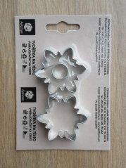 Sada 2 ks růže - se středem (4,5 cm)