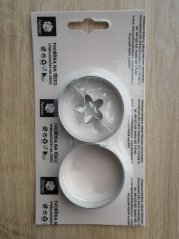 Sada koleček hladkých se středem - 48 mm