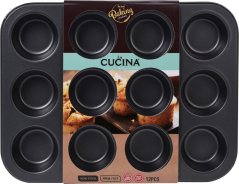 forma MUFFINY 12ks, d6,5cm, 35x26,5x3cm, nepřil.plech